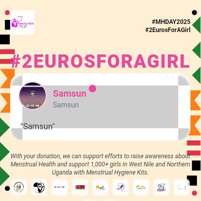 Samsun's message for #2EurosForAGirl