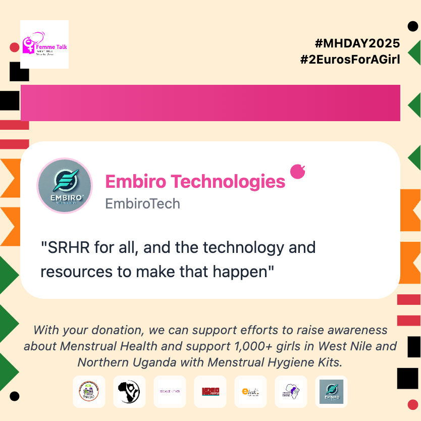 Embiro Technologies's message for #2EurosForAGirl