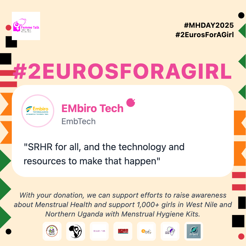 EMbiro Tech's message for #2EurosForAGirl