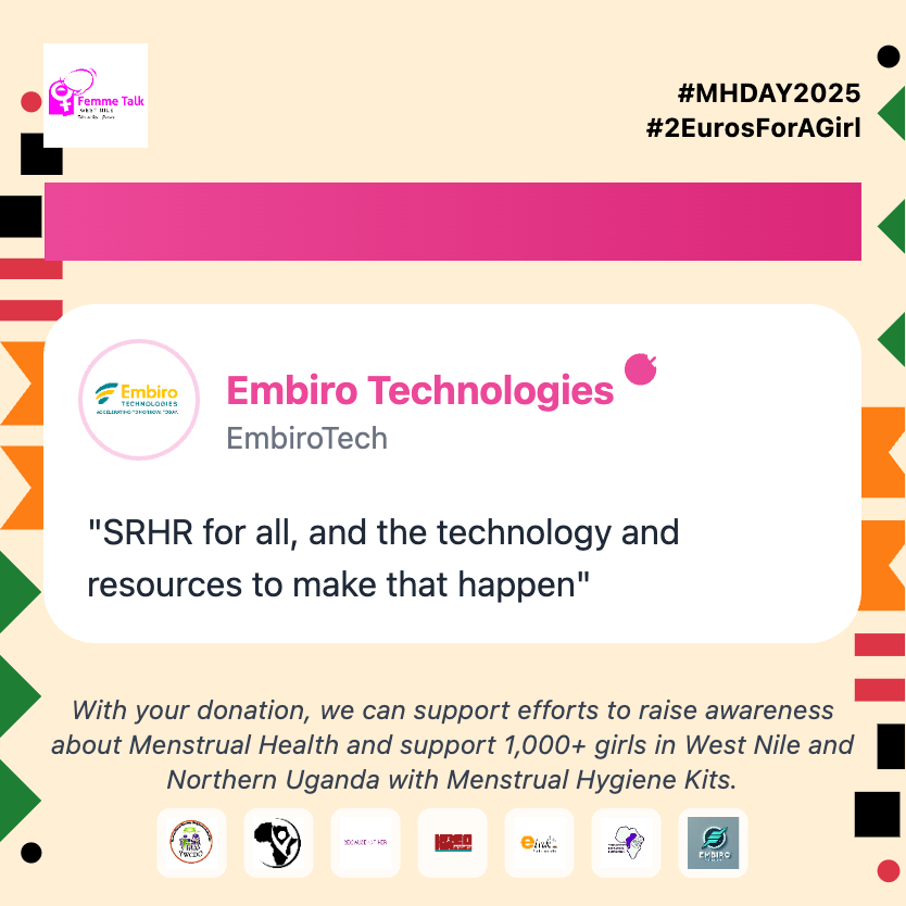 Embiro Technologies's message for #2EurosForAGirl